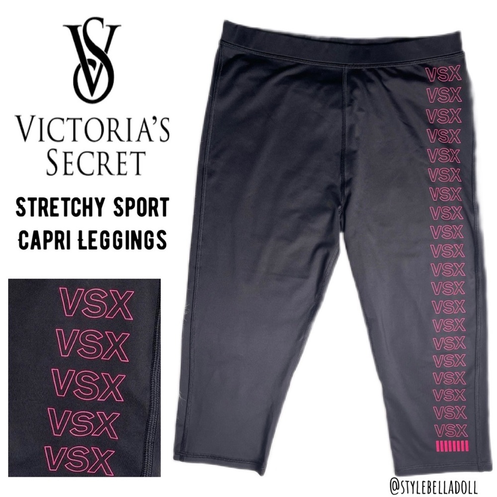 NWOT Victoria’s Secret Stylish Stretchy Sport Capri Leggings